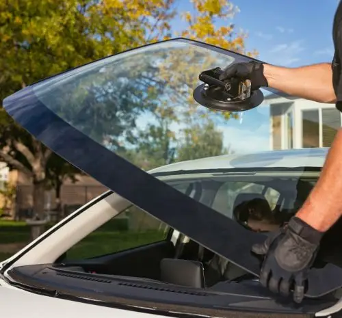 windshield replacement on a car