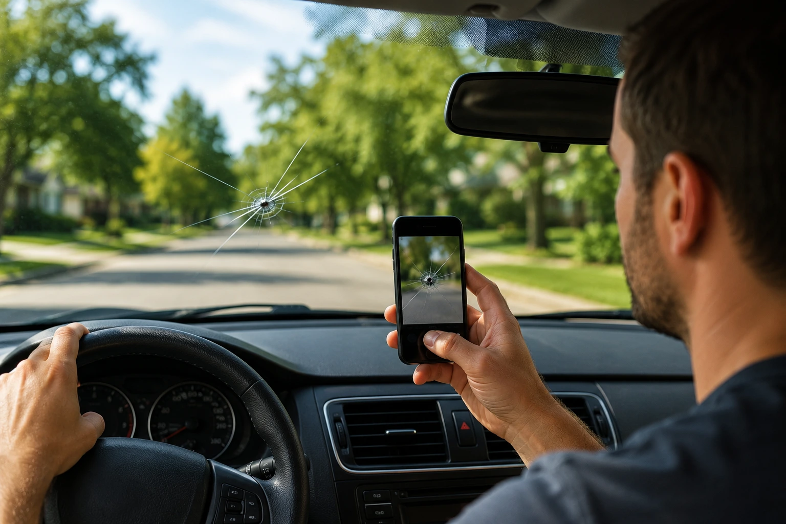 What to Do Immediately After Windshield Damage